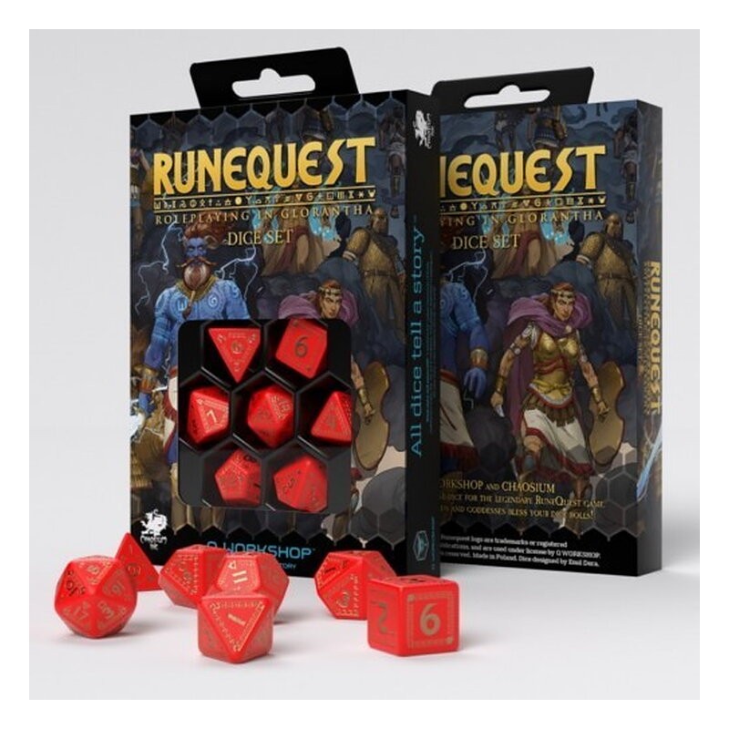 QW CAJA DADOS RUNEQUEST ROJO Y ORO (7)