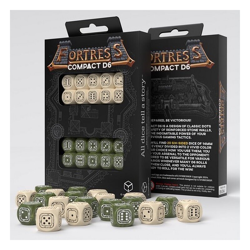 QW DADOS FORTRESS COMPACT D6 BEIGE OLIVE