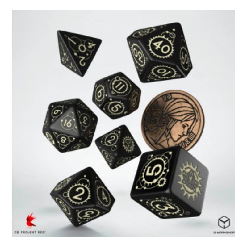QW CAJA DADOS + MONEDA THE WITCHER CIRI ZIREAEL (7)