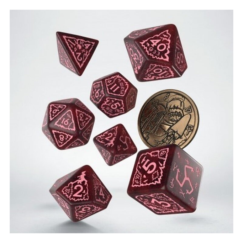 QW CAJA DADOS + MONEDA THE WITCHER CRONES - WHISPESS (7)