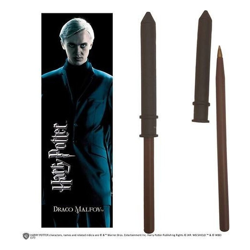 BOLIGRAFO Y MARCAPAGINAS HARRY POTTER DRACO