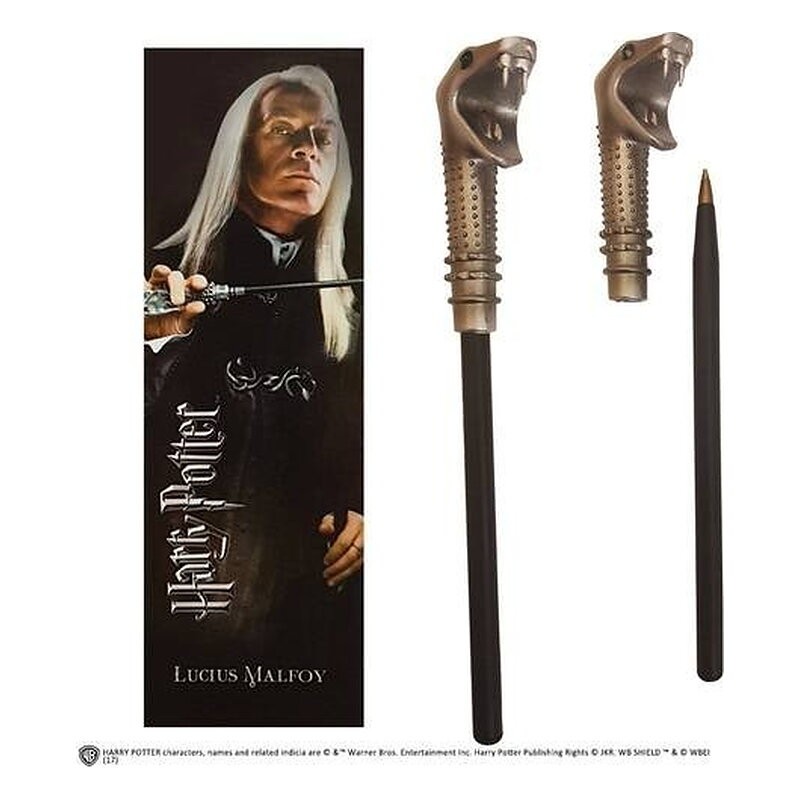 BOLIGRAFO Y MARCAPAGINAS HARRY POTTER LUCIUS