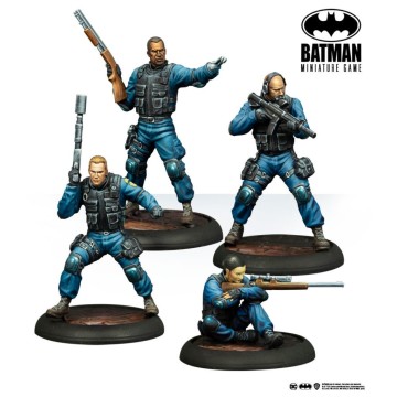 Aaron Cash & Quick Response Team - Batman Miniature Game