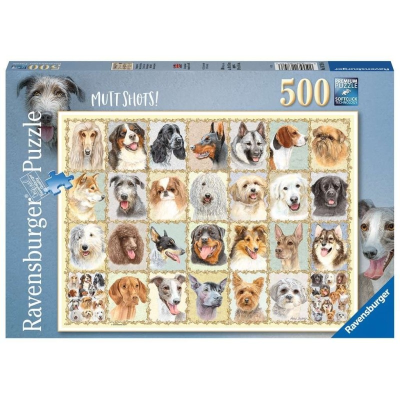Puzzle 500 Pz: Retratos de perros