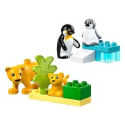 LEGO DUPLO - FAMILIAS DE LA FAUNA SALVAJE: PINGÜINOS Y LEONES