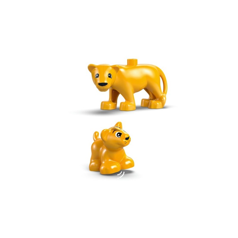 LEGO DUPLO - FAMILIAS DE LA FAUNA SALVAJE: PINGÜINOS Y LEONES