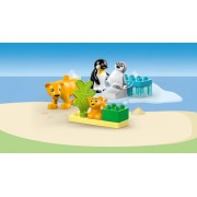 LEGO DUPLO - FAMILIAS DE LA FAUNA SALVAJE: PINGÜINOS Y LEONES