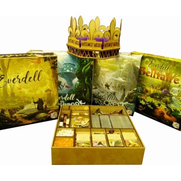 Inserto compatible con Everdell (Base+Exp.+Ed. Coleccionista) (Desarmado)