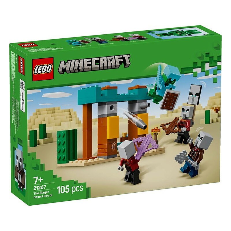 LEGO MINECRAFT - LA PATRULLA DEL DESIERTO DE LOS MALDEANOS
