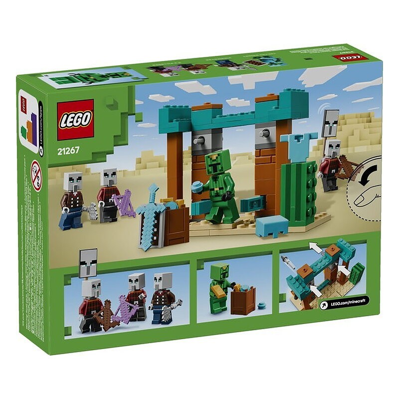 LEGO MINECRAFT - LA PATRULLA DEL DESIERTO DE LOS MALDEANOS