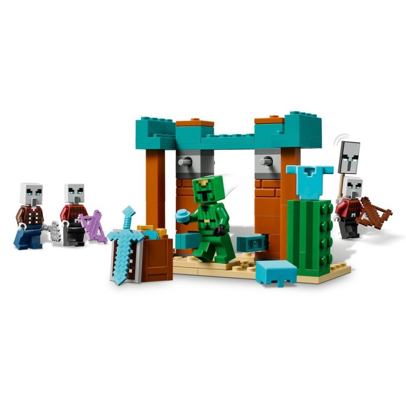 LEGO MINECRAFT - LA PATRULLA DEL DESIERTO DE LOS MALDEANOS