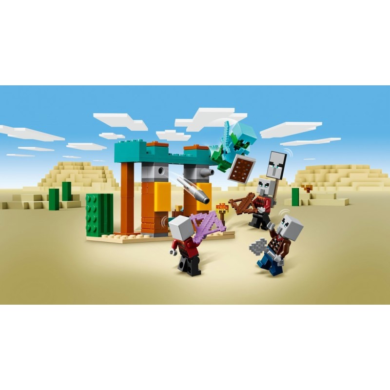 LEGO MINECRAFT - LA PATRULLA DEL DESIERTO DE LOS MALDEANOS