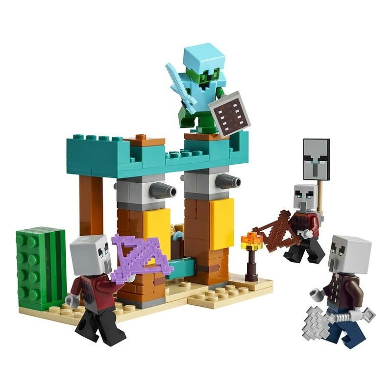 LEGO MINECRAFT - LA PATRULLA DEL DESIERTO DE LOS MALDEANOS