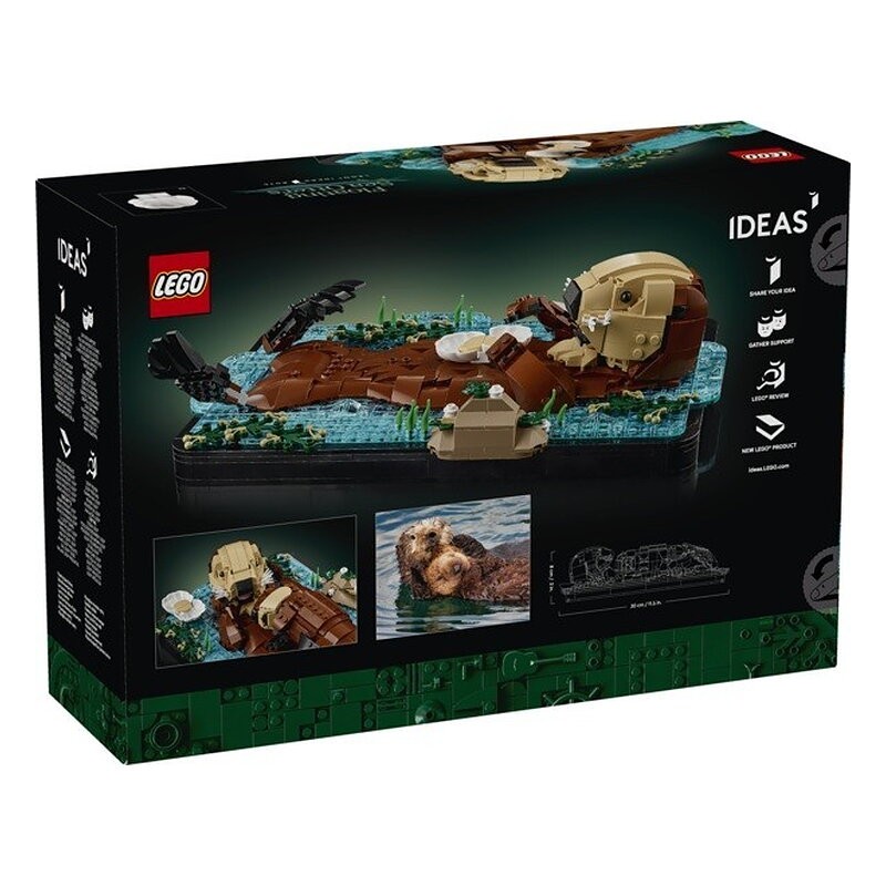 LEGO IDEAS NUTRIAS MARINA A FLOTE