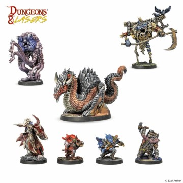 Horrors of Deuslair - Dungeons & Lasers (Inglés)