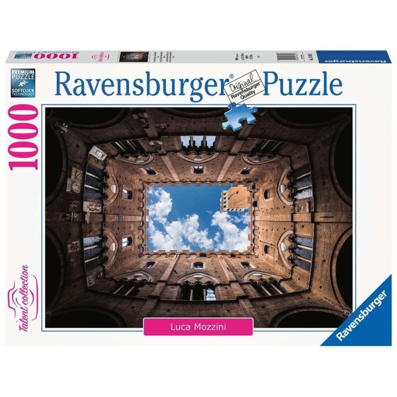 Puzzle 1000 Pz - Talent collection: Cortile del Podestà , Palazzo Pubblico. Siena