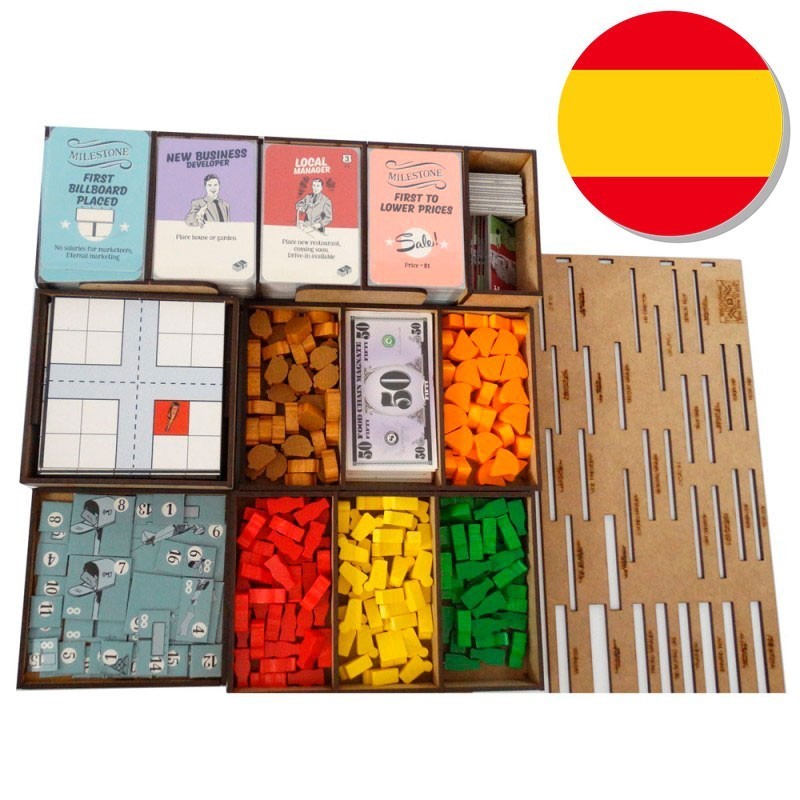 Inserto compatible Food Chain Magnate base (Español)(Desarmado)