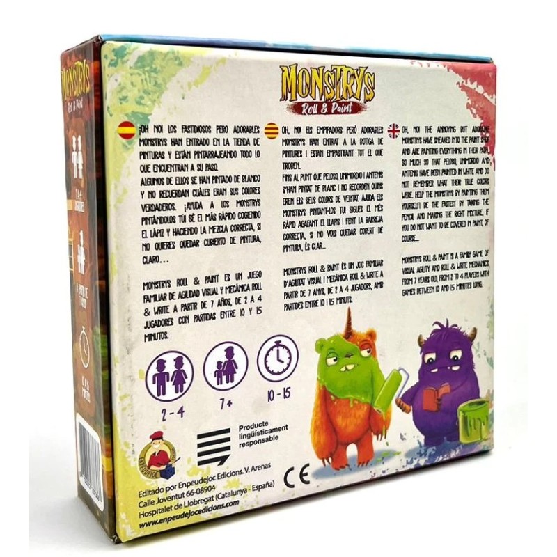 Monstrys Roll & Paint (ES/CAT/EN)