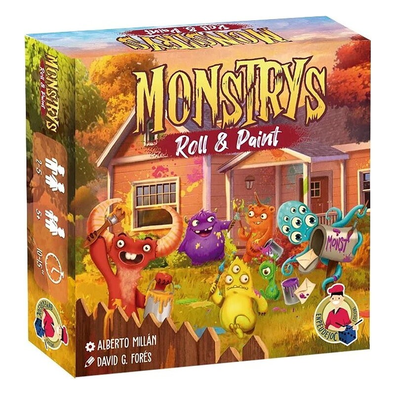 Monstrys Roll & Paint (ES/CAT/EN)