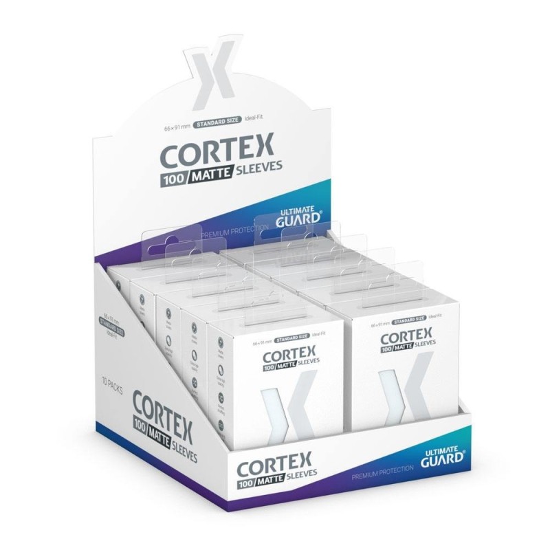 FUNDAS CORTEX TAMAÑO STANDARD 100UD - TRANSPARENTE MATE