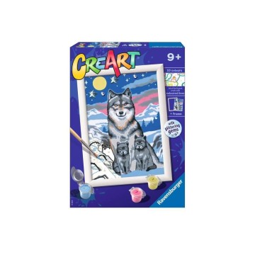 CreArt E - Lobos a la luz de la luna