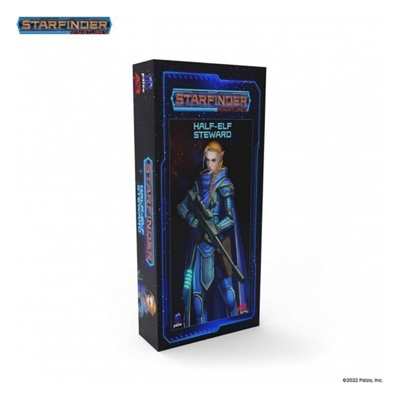 STARFINDER MINIATURAS : HALF - ELF STEWARD