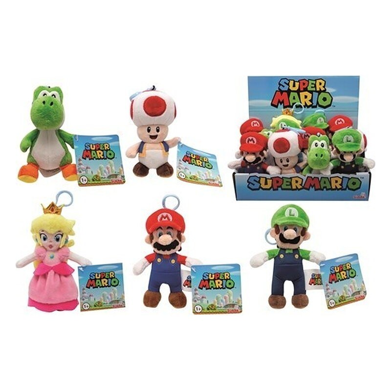 DISPLAY LLAVEROS PELUCHE SIMBA MARIO (12)
