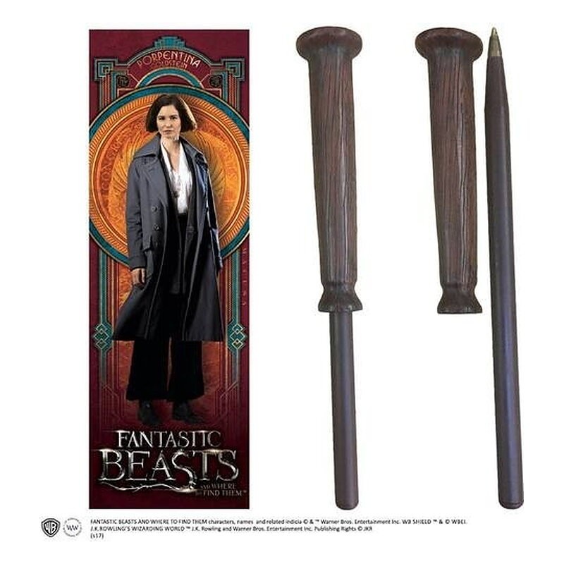 BOLIGRAFO Y MARCAPAGINAS HARRY POTTER POPERTINA
