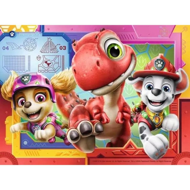 Paw Patrol 3 Dino Movie 4 in a box