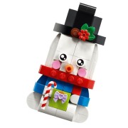 LEGO-40812 Adornos de Muñecos de Nieve