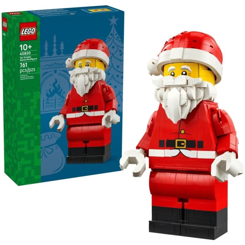 LEGO-40820 Minifigura Gigante de Papá Noel