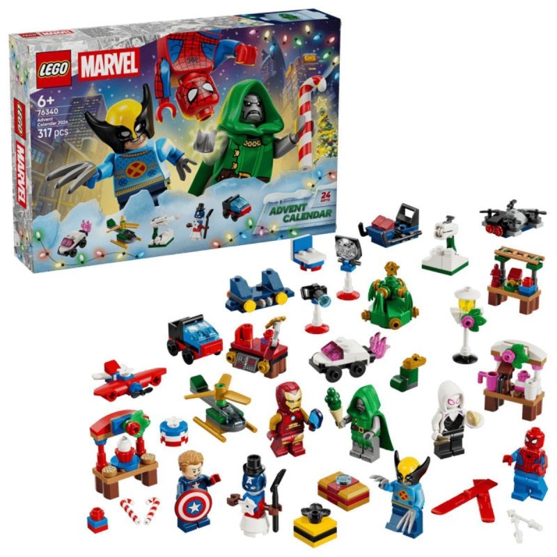 LEGO-76340 Marvel Calendario de Adviento 2026