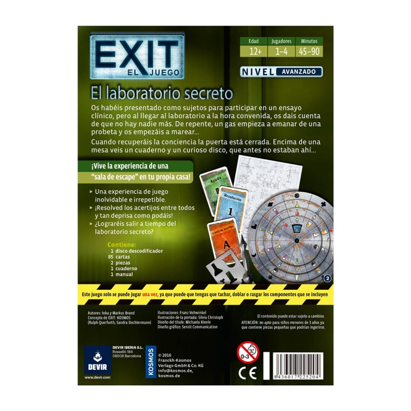 Exit: El Laboratorio Secreto