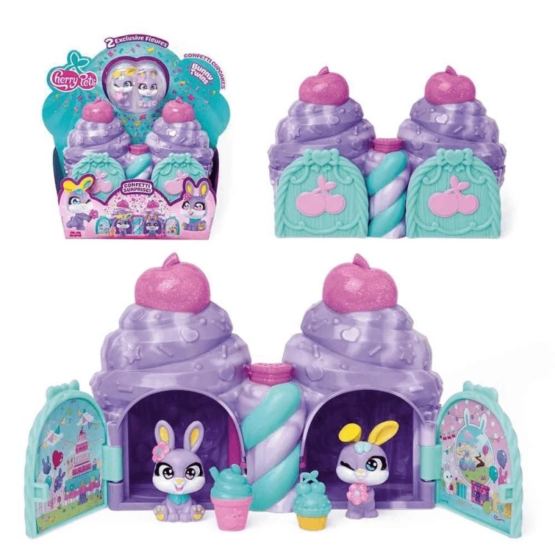 CHERRY PETS - CONFETTI CUPCAKES - BUNNY TWINS