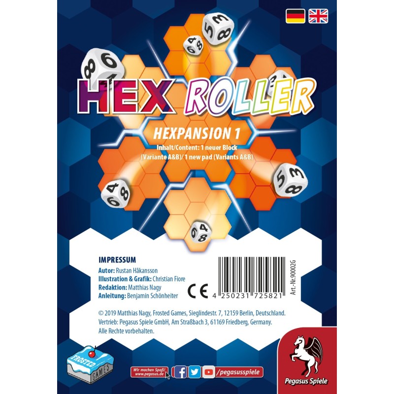 HexRoller: Hexpansion 1 (Inglés)
