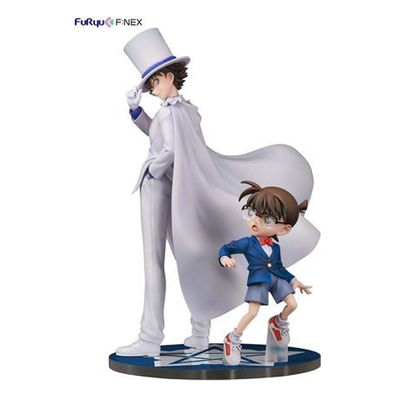 CONAN EDOGAWA & KID THE PHANTOM THIEF STATUE 29 CM DETECTIVE CONAN 1/7 SCALE