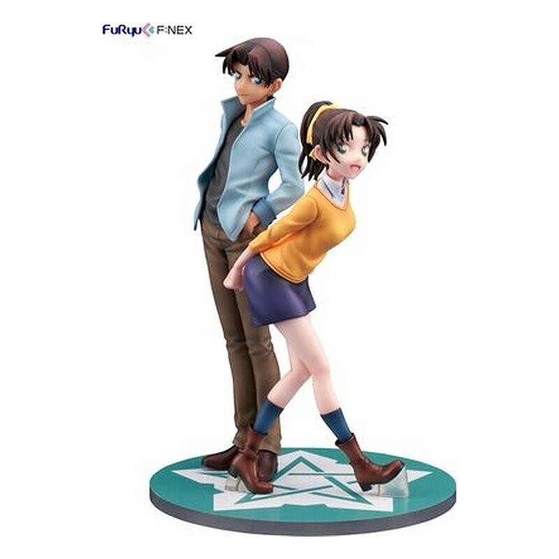 HEIJI HATTORI & KAZUHA TOYAMA STATUE 26 CM DETECTIVE CONAN 1/7 SCALE