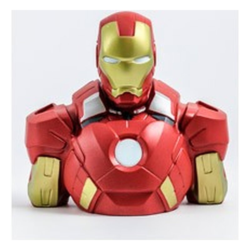 IRON MAN HUCHA BUSTO PVC DELUXE 20 CM MARVEL