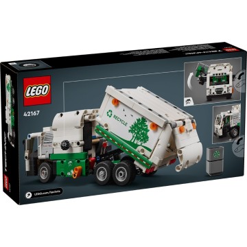 LEGO-42167 Camión de Residuos Mack® LR Electric