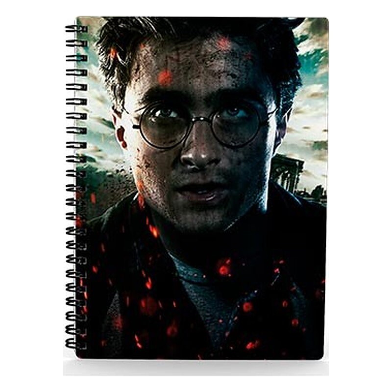 CARA HARRY POTTER LIBRETA ESPIRAL EFECTO 3D A5 HARRY POTTER