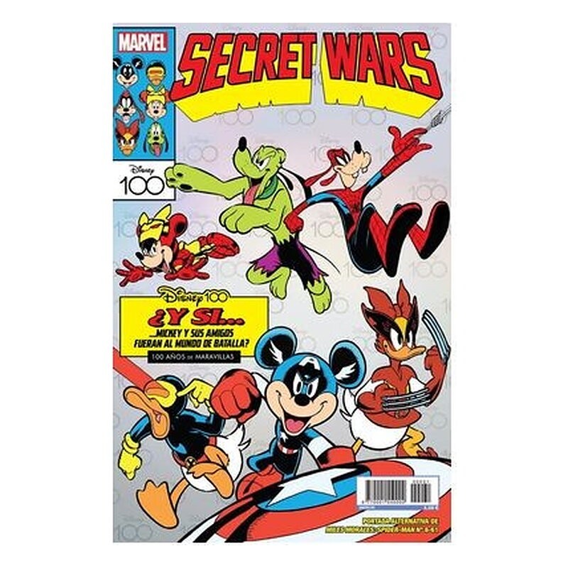 (PORTADA ALTERNATIVA DISNEY SECRET WARS) MILES MORALES: SPIDER-MAN 08