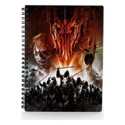 EJERCITO MORDOR LIBRETA ESPIRAL EFECTO 3D A5 THE LORD OF THE RINGS