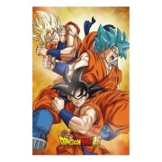 CHAMPA GOKU STATES (DB SUPER) POSTER 3D 58x38 cm DRAGON BALL