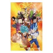 UNIVERSAL SURVIVAL HEROES (DB SUPER) POSTER 3D 58x38 cm DRAGON BALL