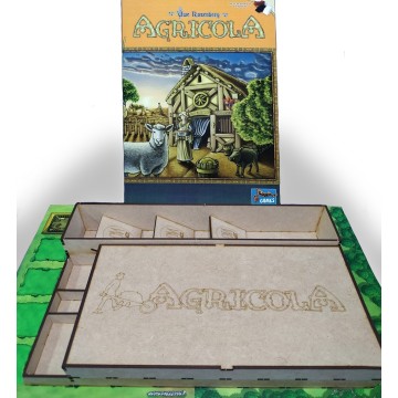 Inserto compatible con Agrícola (Base + Expansión 5-6 jugadores) (Desarmado)