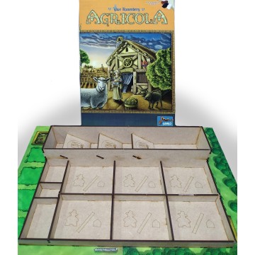 Inserto compatible con Agrícola (Base + Expansión 5-6 jugadores) (Desarmado)