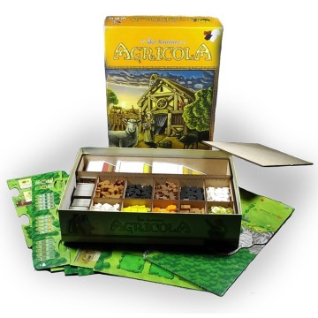Inserto compatible con Agrícola (Base + Expansión 5-6 jugadores) (Desarmado)