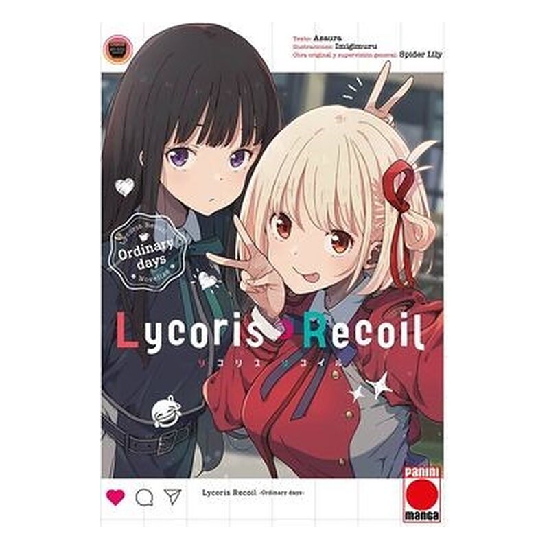 LYCORIS RECOIL: ORDINARY DAYS (NOVELA)