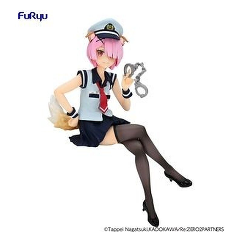 RAM POLICE OFFICER CAP WITH DOG EARS NOODLE STOPPER FIGURA 16 CM RE: ZERO