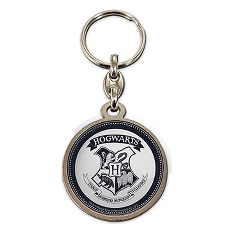HOGWARTS ESCUDO LLAVERO REDONDO METAL HARRY POTTER